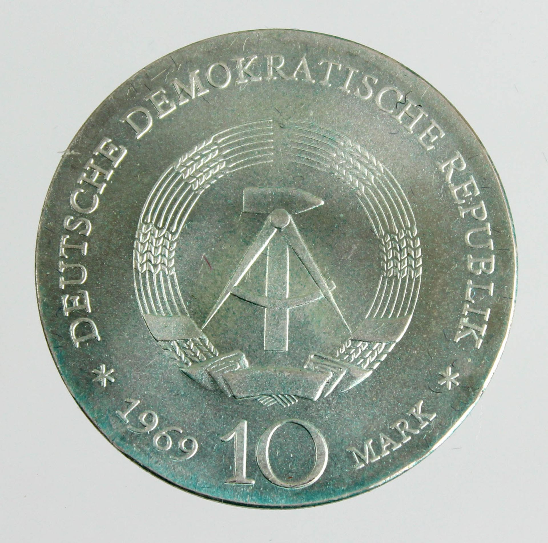 10 Mark DDR Böttger Meissen 1969 - Bild 2 aus 2