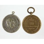 Kriegsdenkmünze für Kämpfer 1870/1871 u.a.