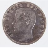 5 Mark Otto König von Bayern 1904 D