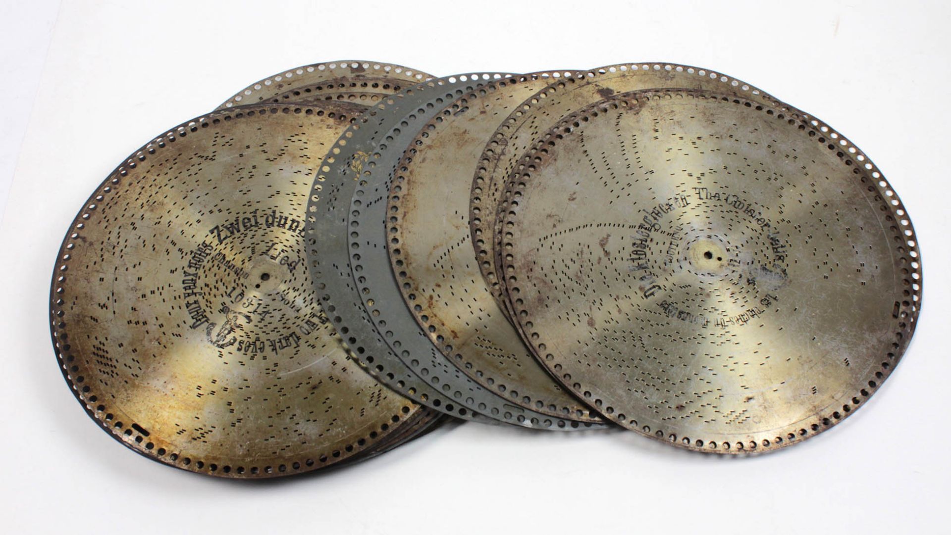 Polyphon mit 25 Platten um 1900 - Bild 8 aus 8