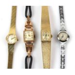 4 Damen Armbanduhren