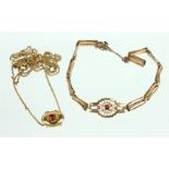 Jugendstil Armband und Kettenschieber u.a.