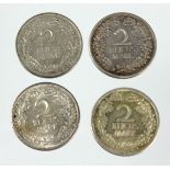 4 x 2 Reichsmark 1926