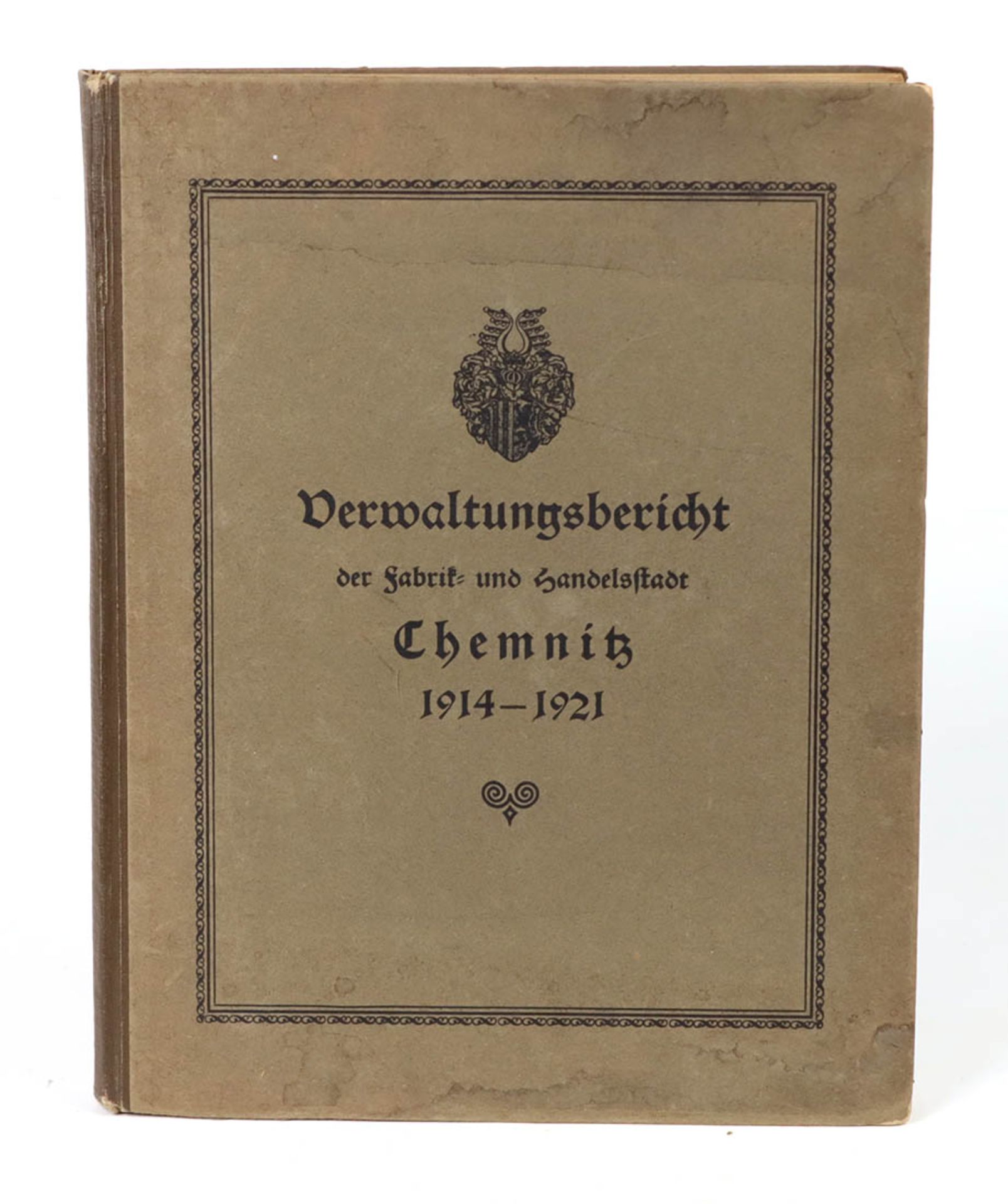 Verwaltungsbericht Chemnitz 1914-1921