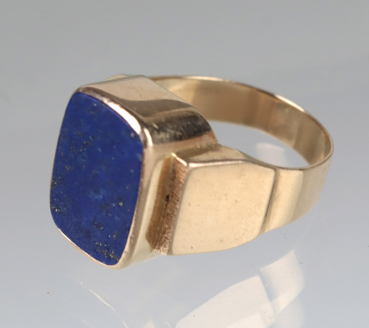 Lapislazuli Herren Ring - GG 585 - Image 2 of 2