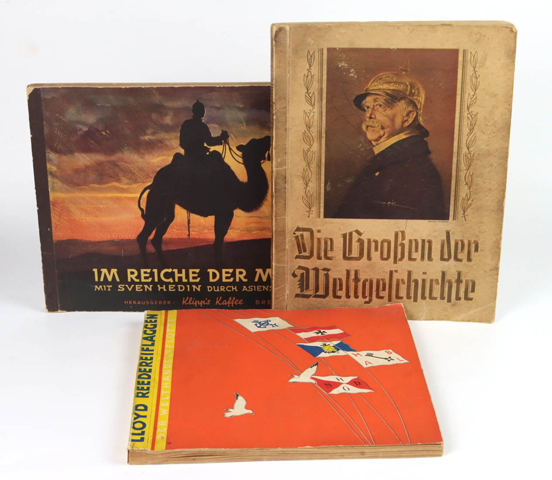 3 Zigarettenbilderalben