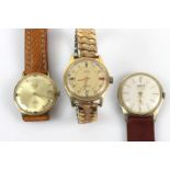 3 Herren Armbanduhren 60er Jahre