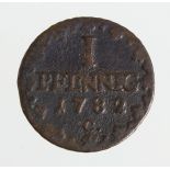 Sachsen Pfennig 1782 C