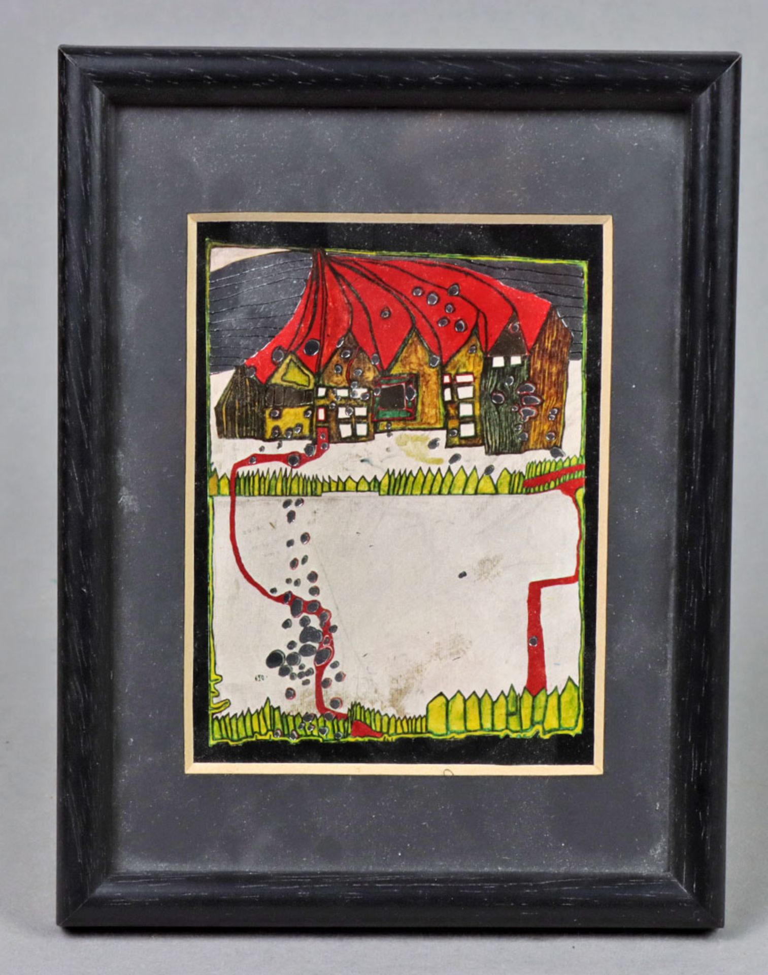 Postkarte Hundertwasser 1962