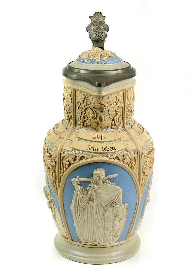 Villeroy & Boch Krug um 1880 - Image 3 of 3