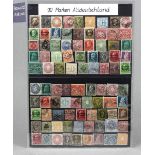 90 Briefmarken Altdeutschland