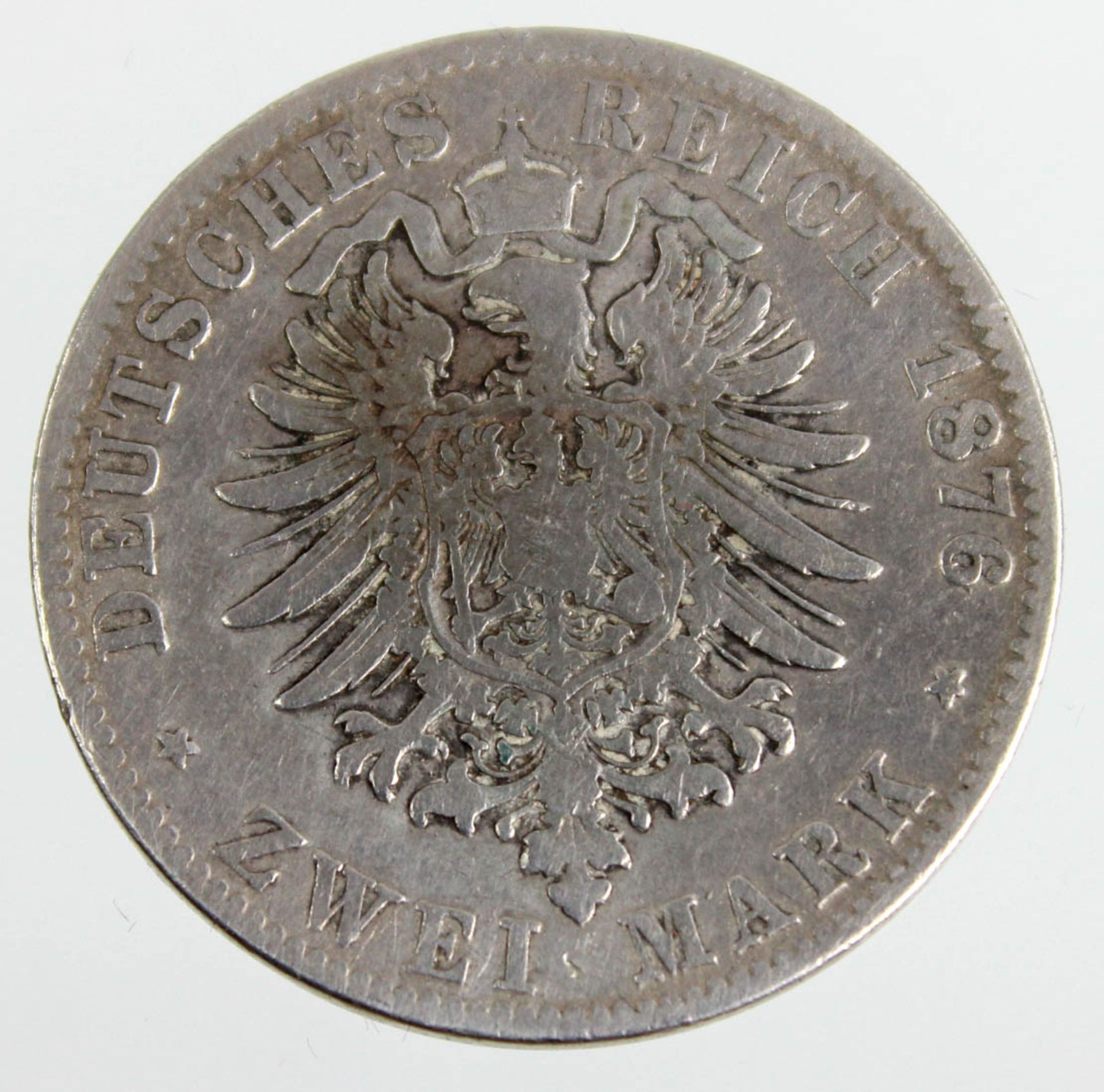 2 Mark Wilhelm I Preussen 1876 C - Bild 2 aus 2