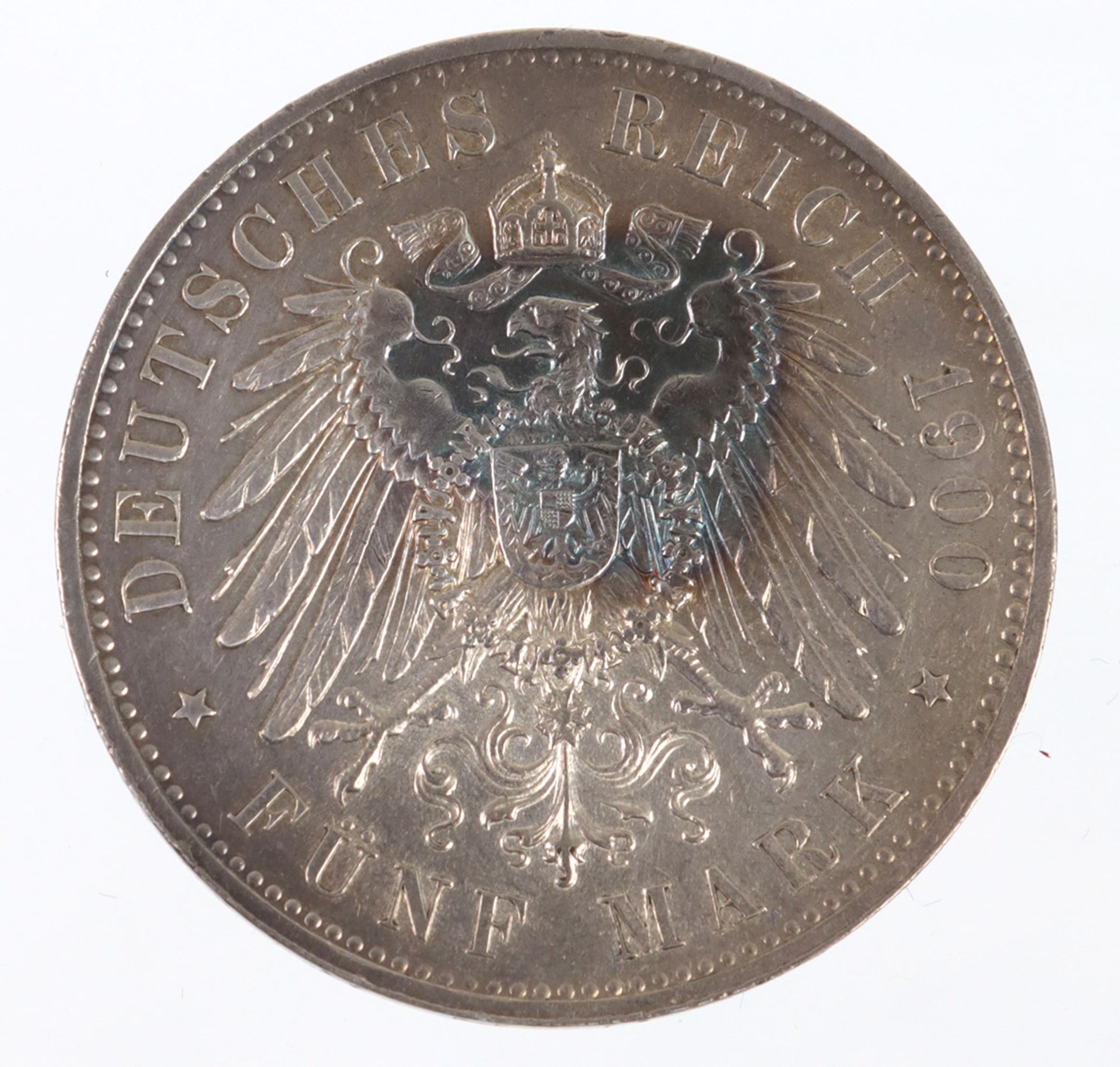 5 Mark Albert von Sachsen 1900 E - Bild 2 aus 2