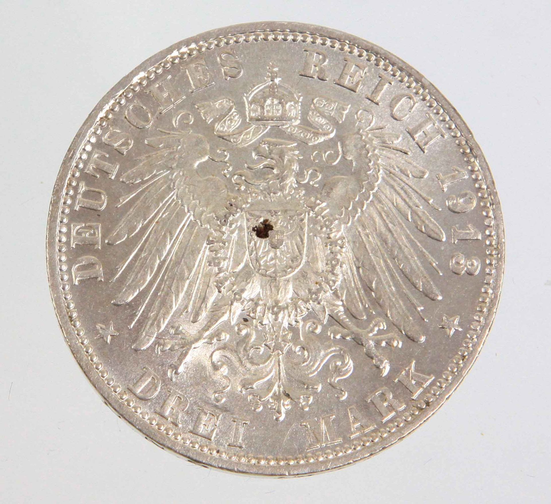 3 Mark Otto König von Bayern 1913 D - Bild 2 aus 2