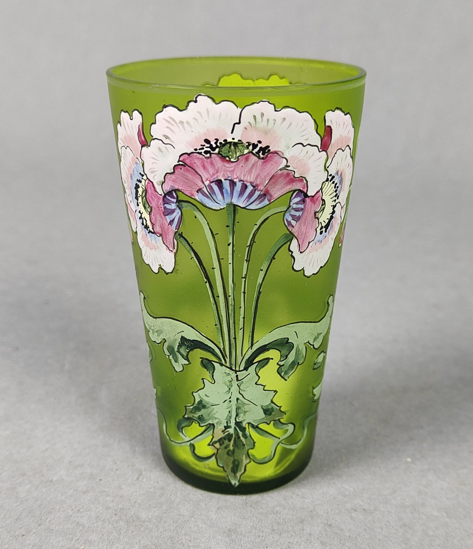 Jugendstil Becherglas um 1900 - Bild 3 aus 3