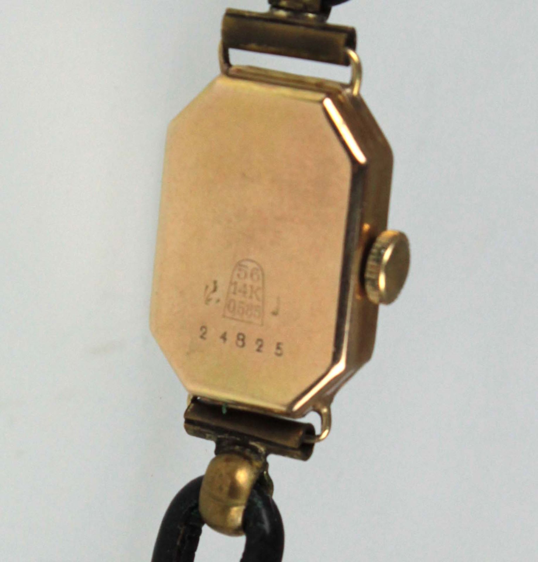 Goldene Damen Armbanduhr - GG 585 - Image 2 of 2