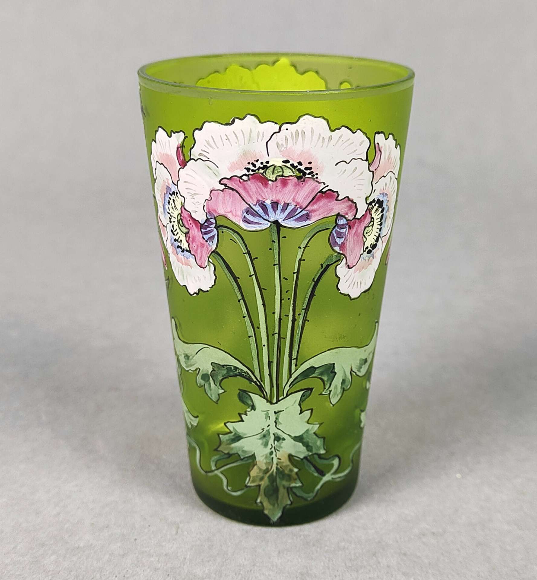 Jugendstil Becherglas um 1900