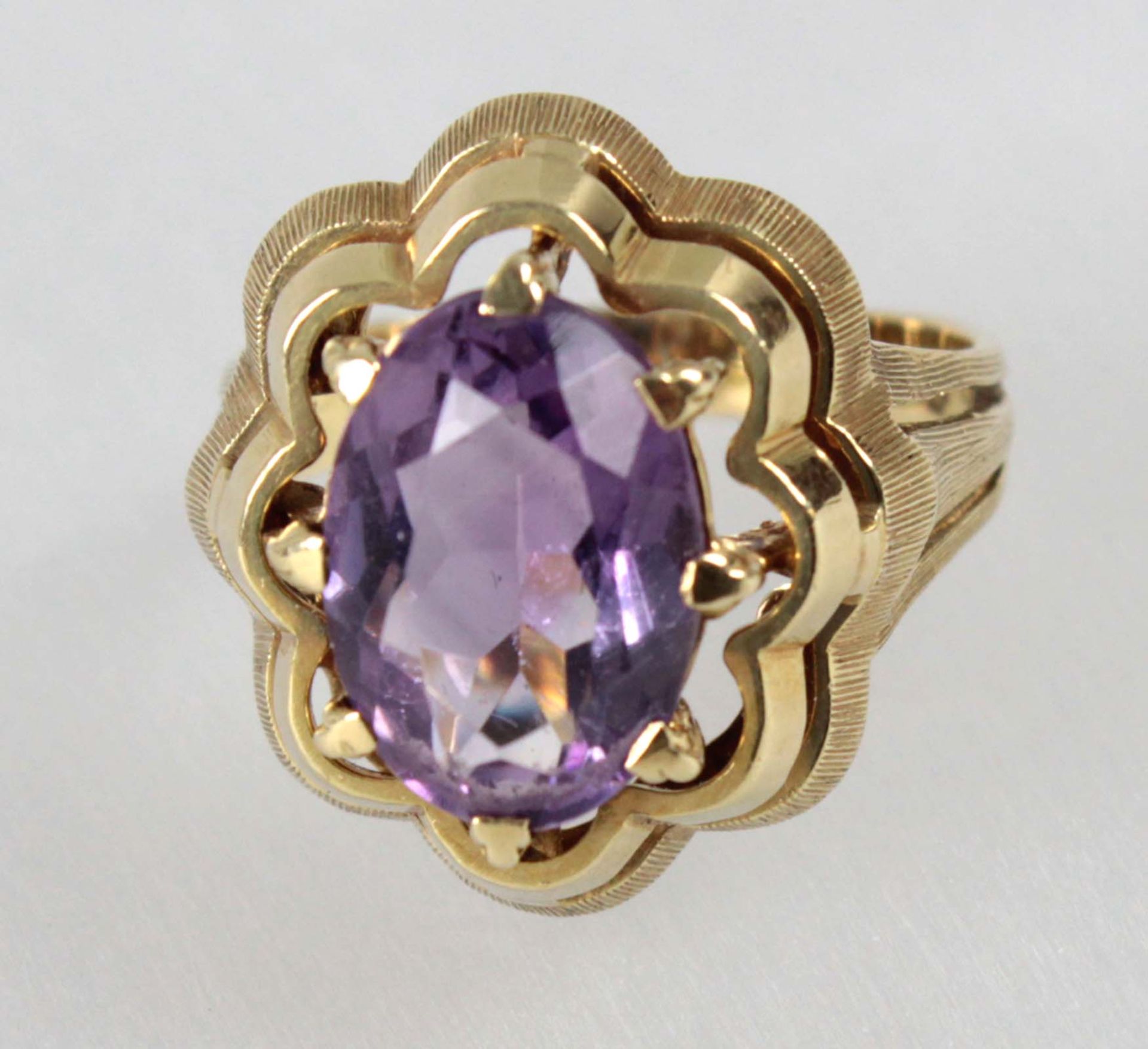 Amethyst Ring - GG 585 - Image 2 of 3