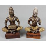 2 balinesische Bronzefiguren