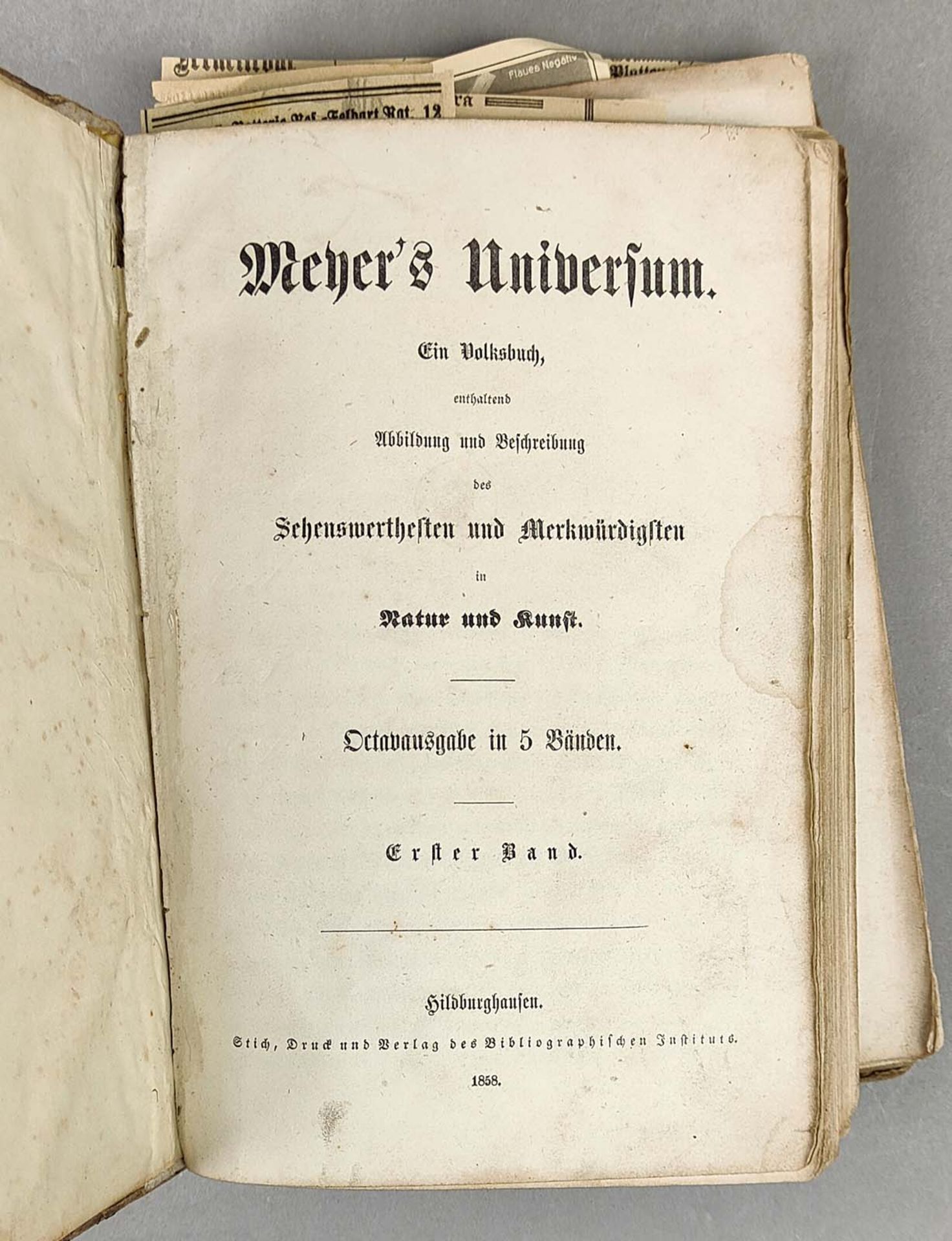 Meyers Universum Hildburghausen 1858