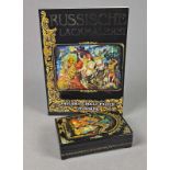 russische Lackschatulle und Kunstbuch