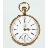 goldene Herren Taschenuhr - GG 585