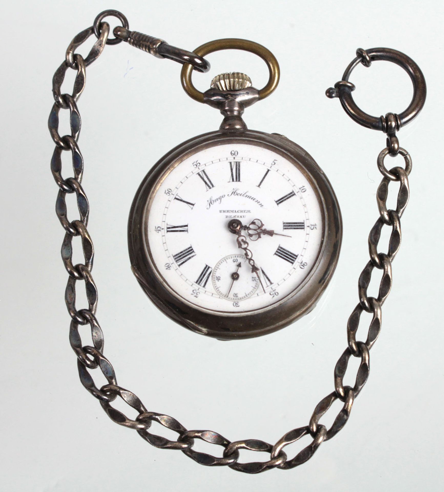 Taschenuhr an Kette Sachsen um 1900