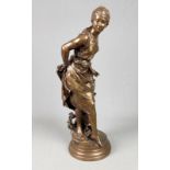 weibliche Bronzeskulptur - Moreau, Mathurin