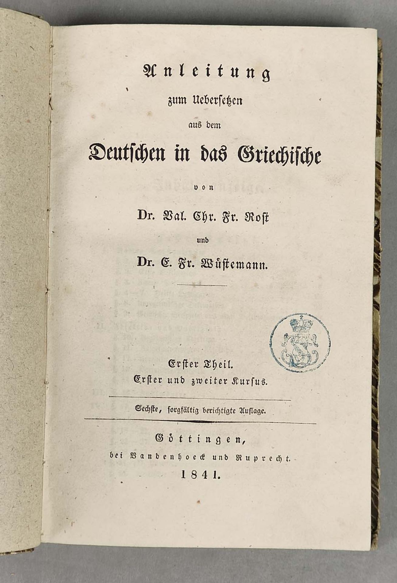 Anleitung zum Übersetzen 1841