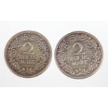 2 x 2 Reichsmark 1925/27