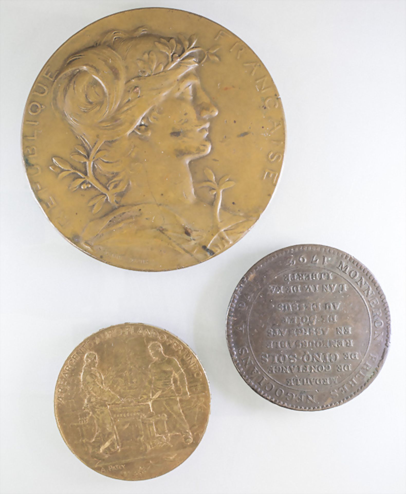 Konvolut 3 Medaillen / A set of 3 medals