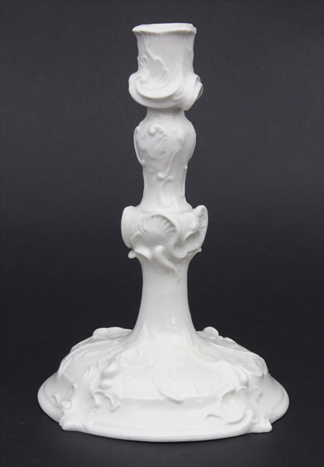 Einflammiger Kerzenleuchter / A candleholder, Nymphenburg, 20. Jh.