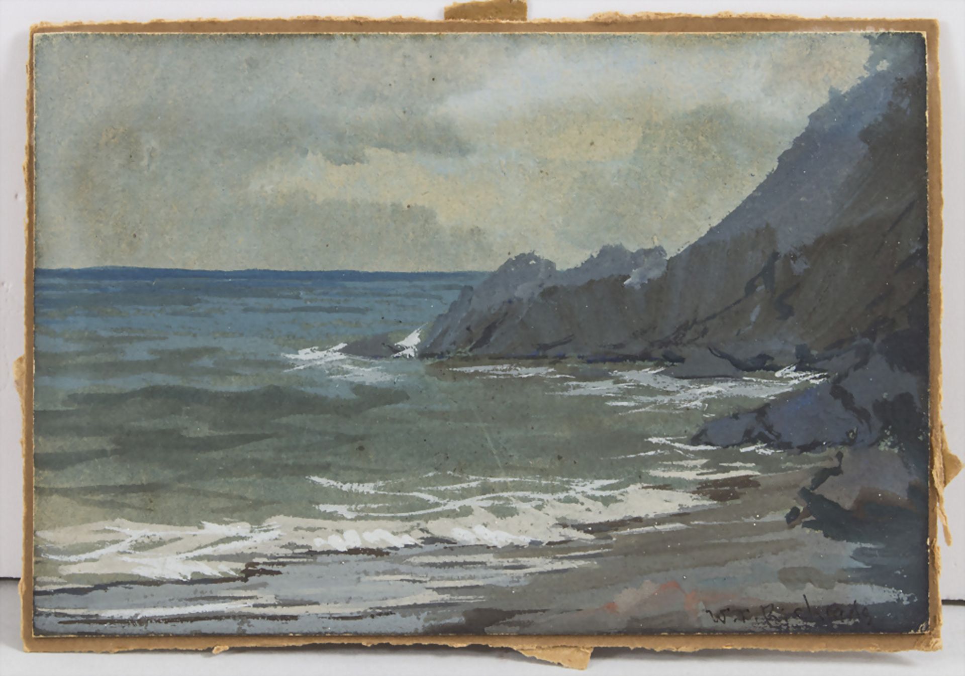 Wiliam Trost Richards (1833-1905), 'Sea shore landscape', 19. Jh.