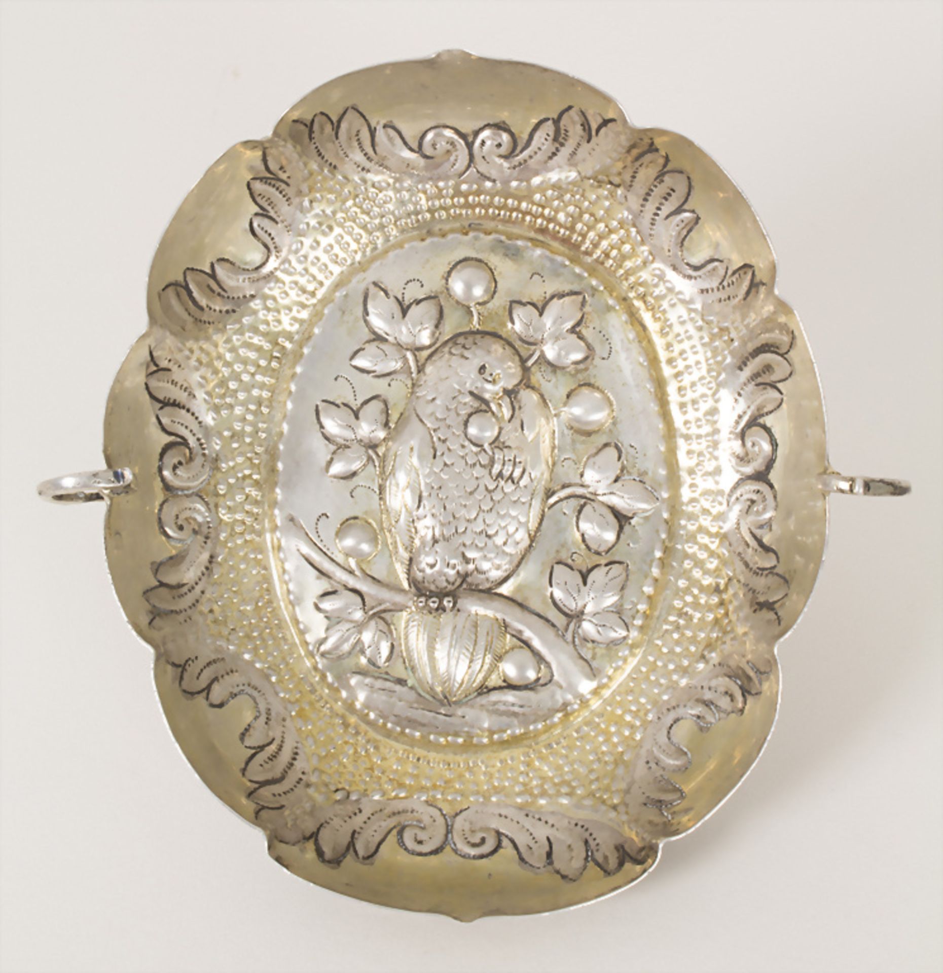 Große Barock Zunftschale / A Baroque silver teste vin, Balthasar Haydt, Augsburg, um 1670