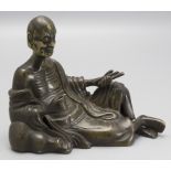 Buddha als Asket / A bronze Buddha as ascetic, Tibet, 17./18. Jh.