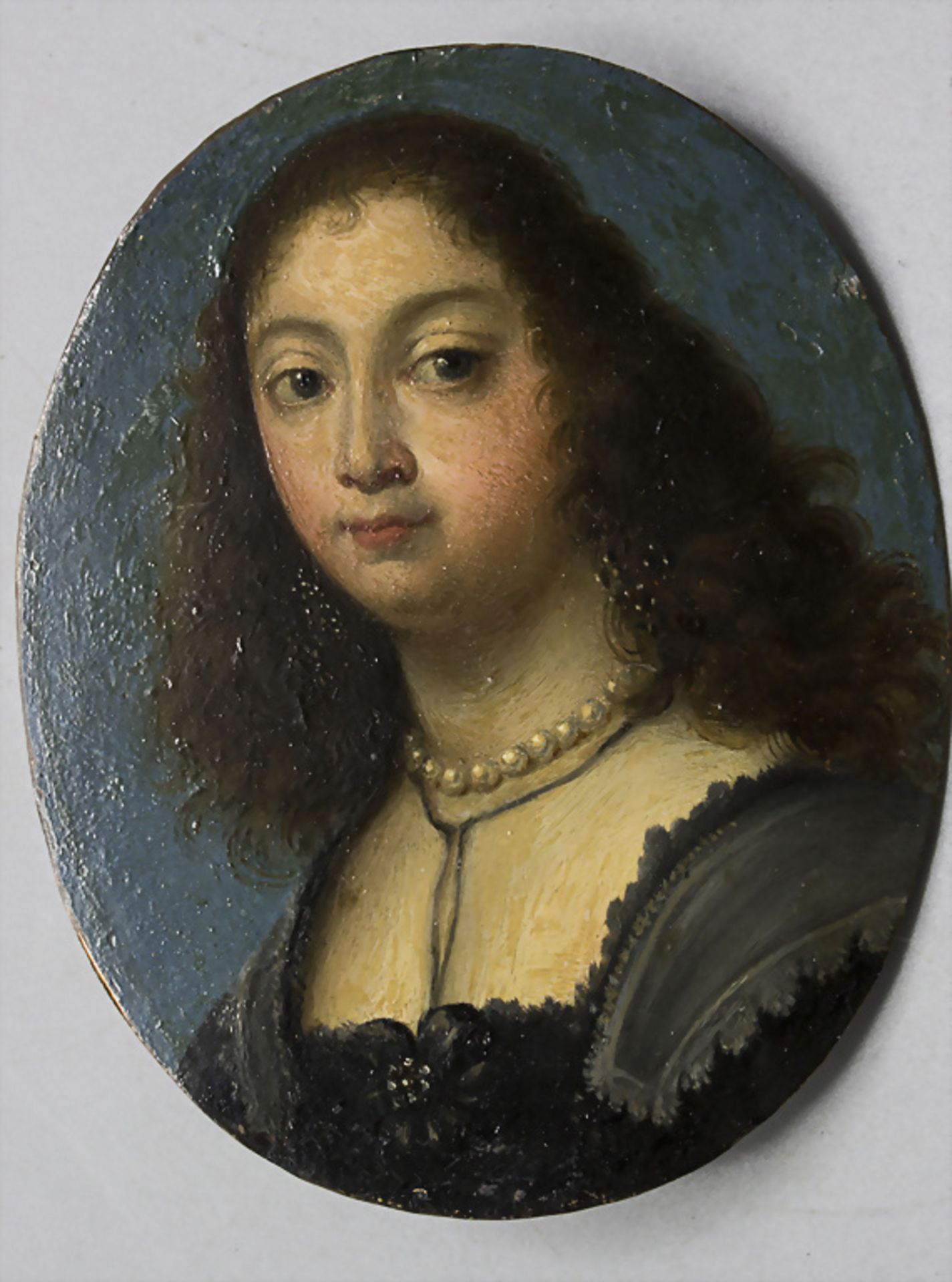 Pieter Cornelisz. VAN SLINGELANDT (1640-1691) zugeschr., Porträt einer jungen Dame / A ...