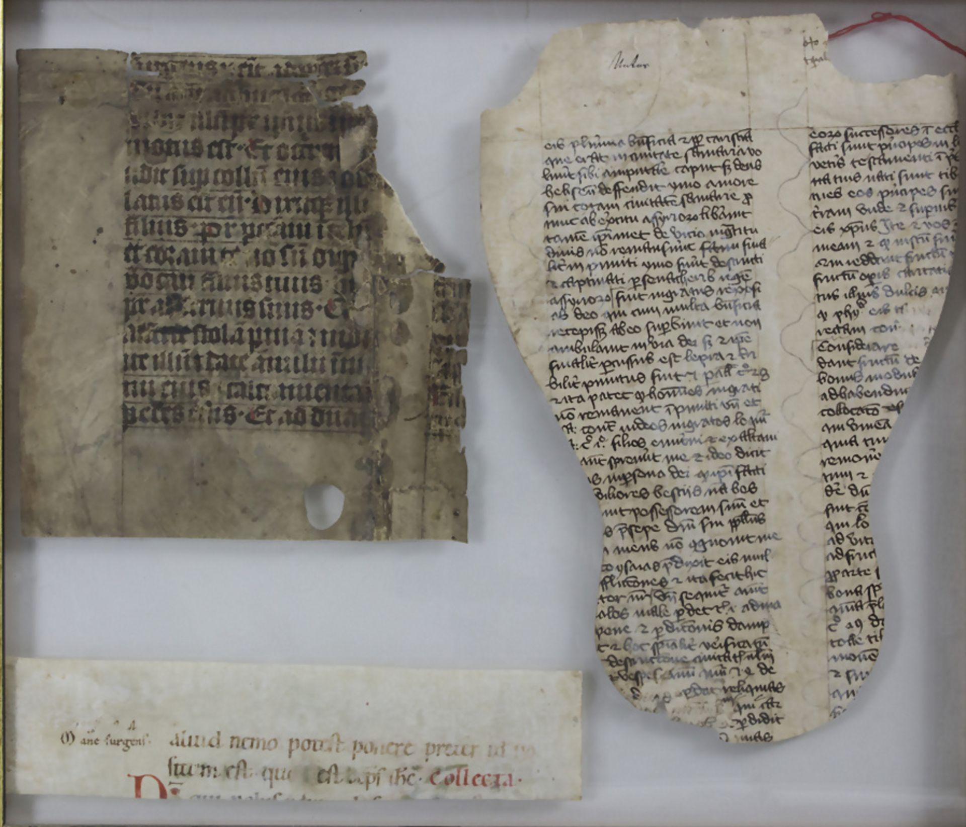 Drei mittelalterliche Manuskripte / Three medieval manuscripts, Ende 14. Jh./15. Jh.