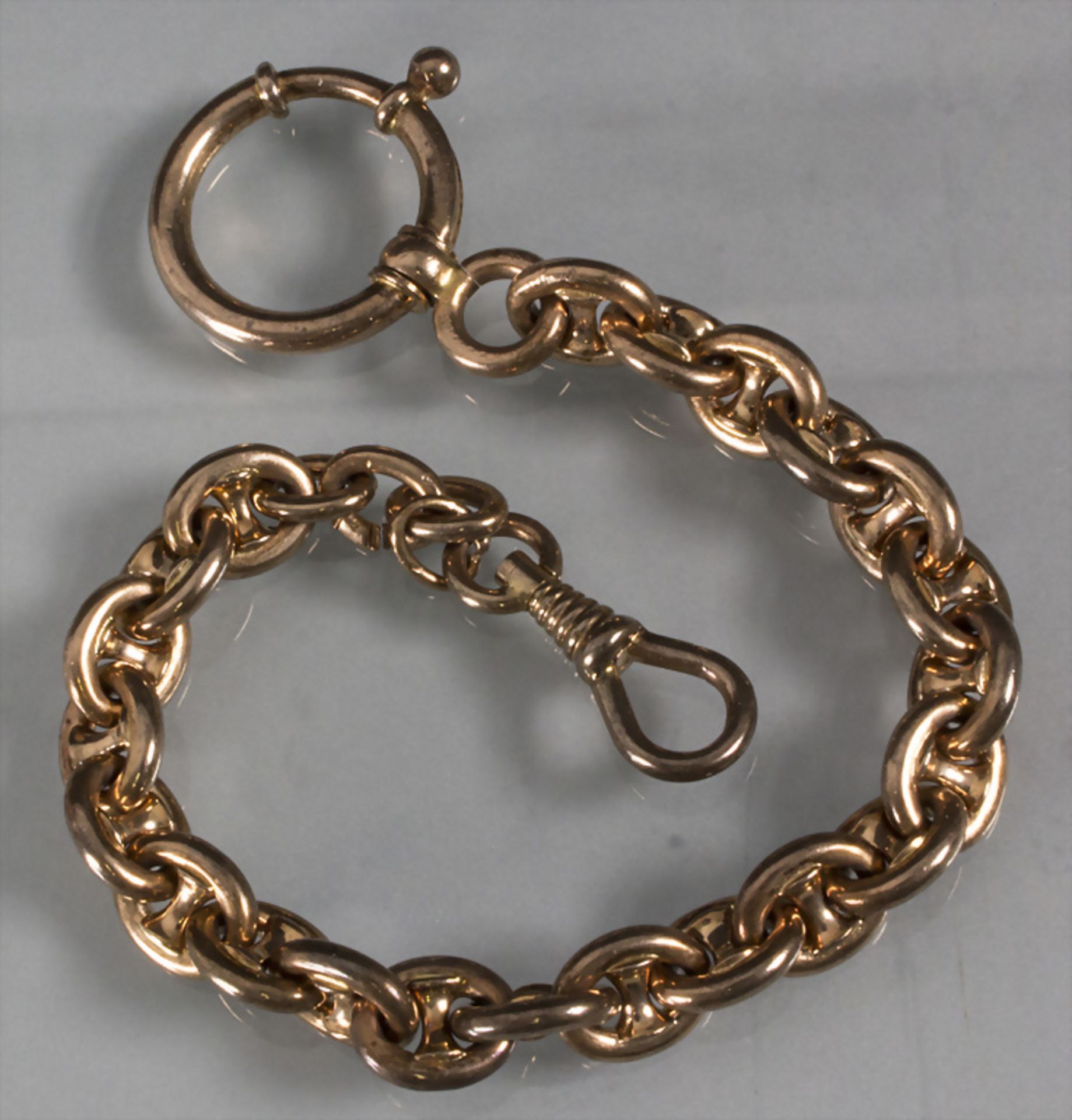 Taschenuhrkette / A 14ct gold pocket watch chain