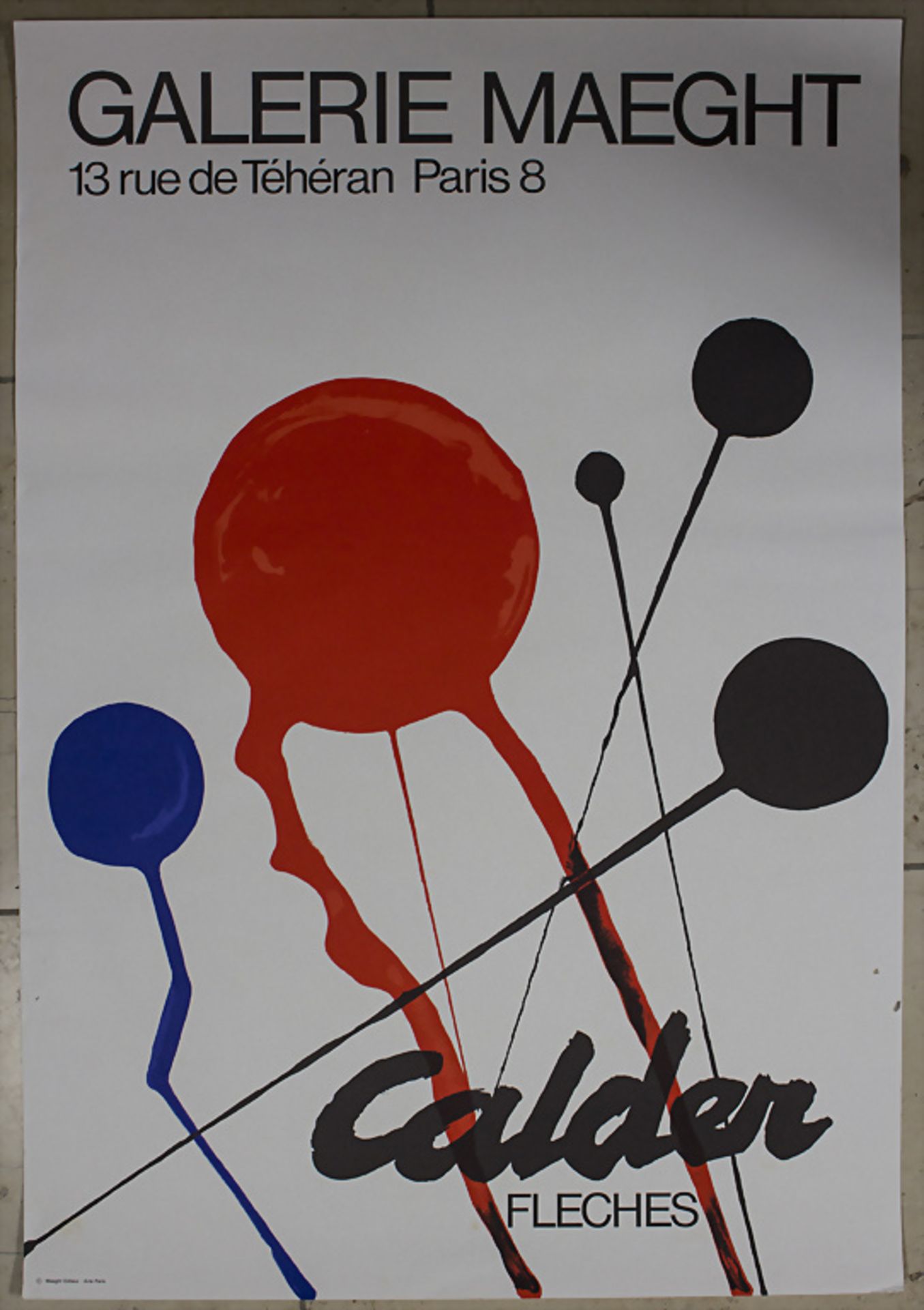 Alexander Calder (1898-1976), Ausstellungsplakat Galerie Maeght / An exhibtion poster, 1971