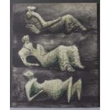 Henry Moore (1898-1986), 'Liegende Figuren' / 'Lying figures', 20. Jh.