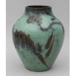 Ikora-Metall-Vase / An 'Ikora' brass vase, WMF, um 1935