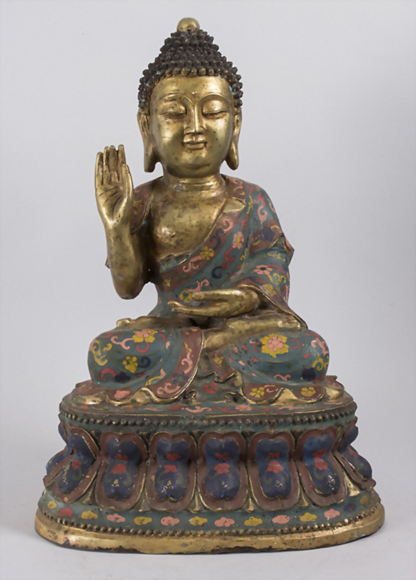 Buddha auf Lotusthron / Buddha on lotus throne, Thailand