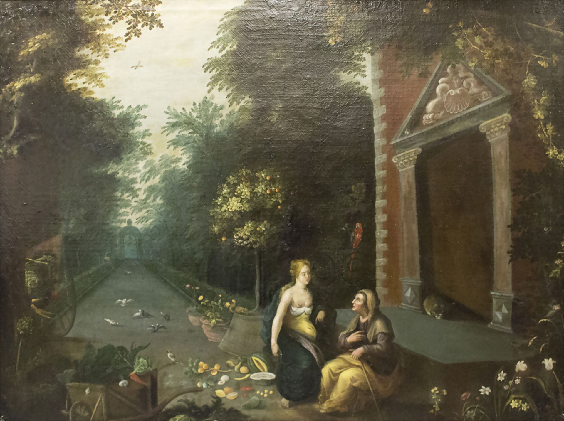 Künstler um 1700, 'Die Vergänglichkeit der Schönheit' / 'The Transience of Beauty', wohl Italien