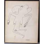 Victor Brauner (1903-1966), Ausstellungskatalog mit Originalzeichnung und Druckgrafiken, ...