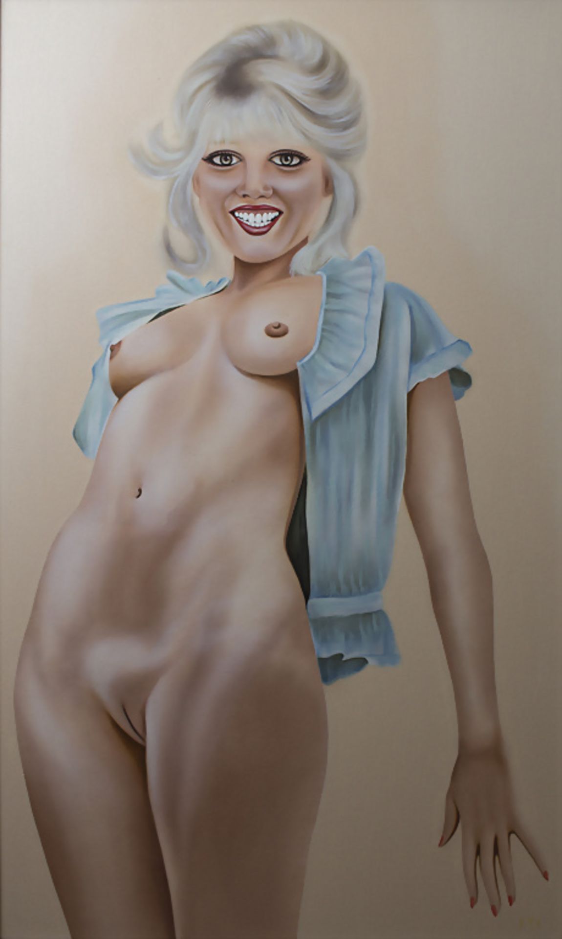 Ulrich Schichhold (1942-2012), 'Lachender Frauenakt' / 'A smiling female nude', 1986