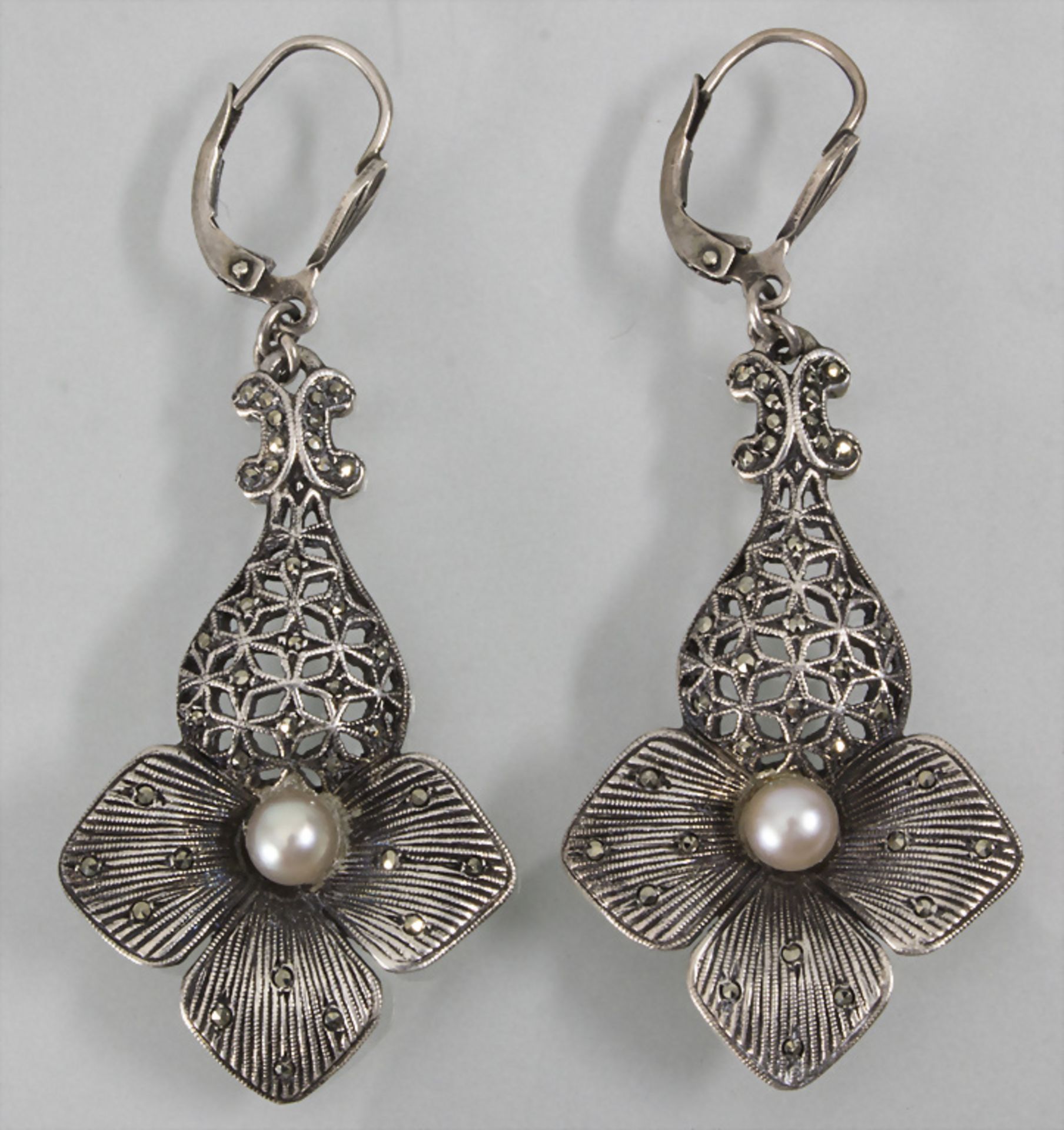 Paar Ohrhänger / A pair of earrings, Theodor Fahrner, Pforzheim, um 1930