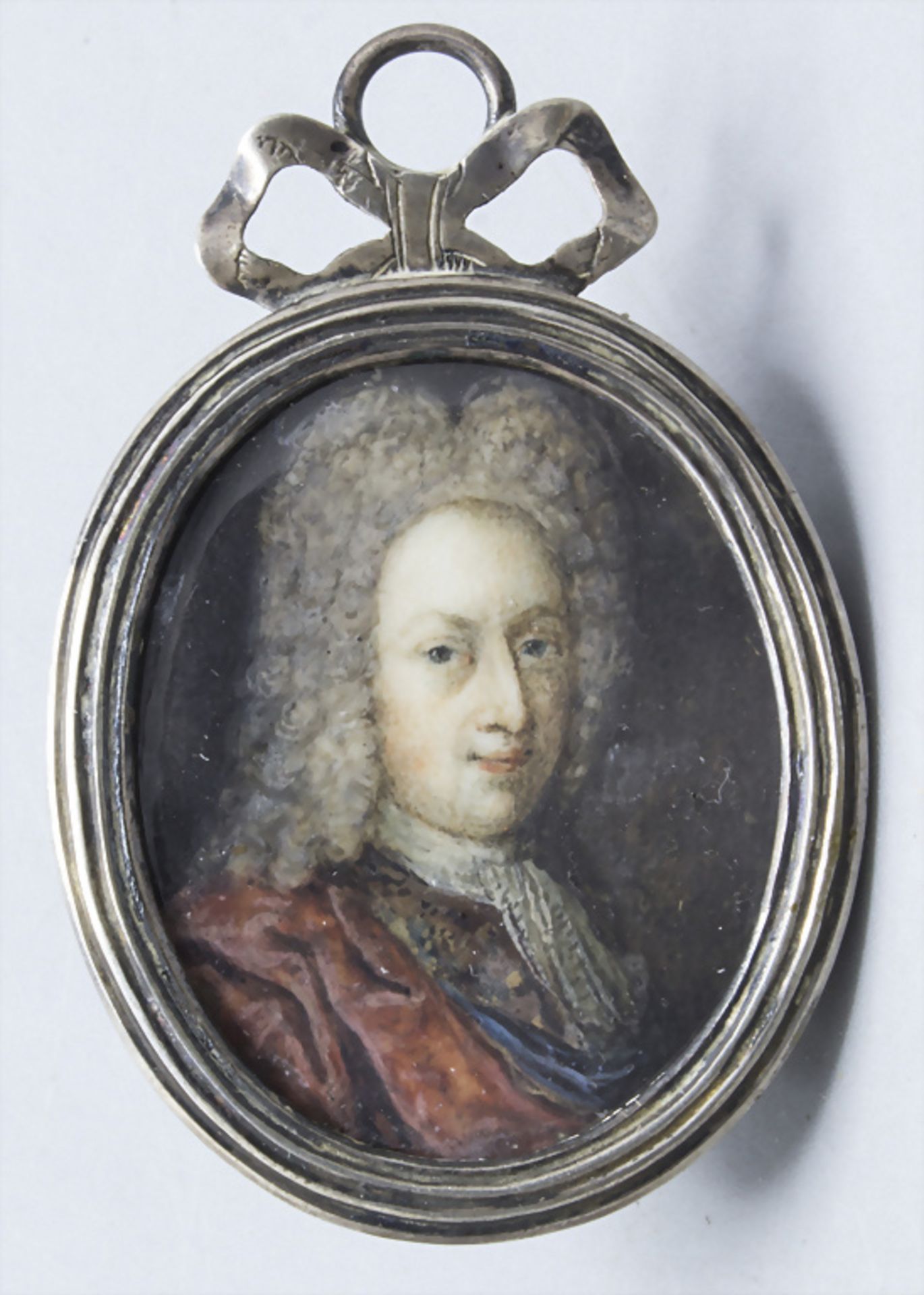 Rokoko Miniatur Porträt eines Herrn / A Rococo miniature portrait of a gentleman, deutsch, 18. Jh.