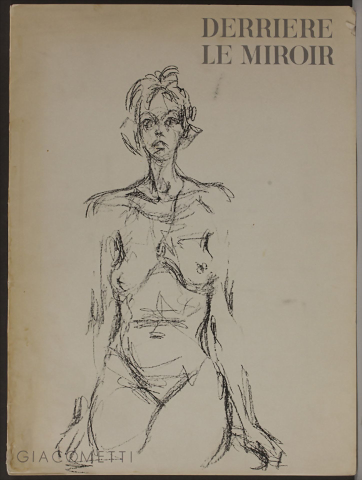 Alberto Giacometti (1901-1966), 'Derrière le miroir', No. 127 / 'Behind the mirror' No. 127, ...