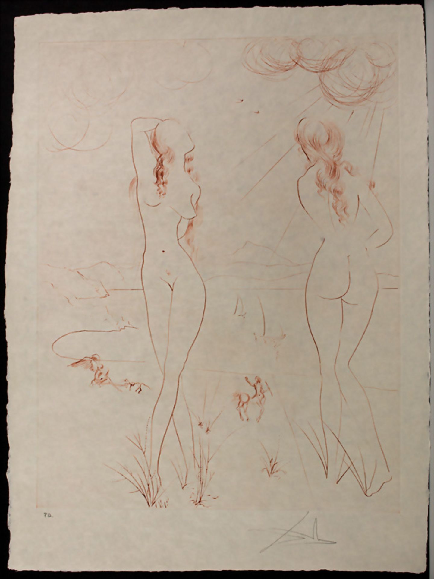 Salvador Dalí (1904-1989), 'Zwei Frauenakte' / 'Two female nudes', 2. Hälfte 20. Jh.