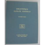 Auktionskatalog, Raphael Esmerian: Bibliothèque R. Esmerian. Reliures de quelques Atetiers', ...